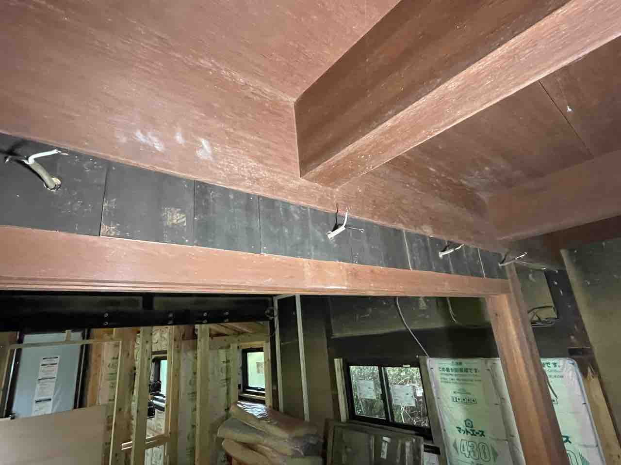 古民家再生 明るくなったよ 自力建設 ガレージ 港の家 古民家再生 イマココ
