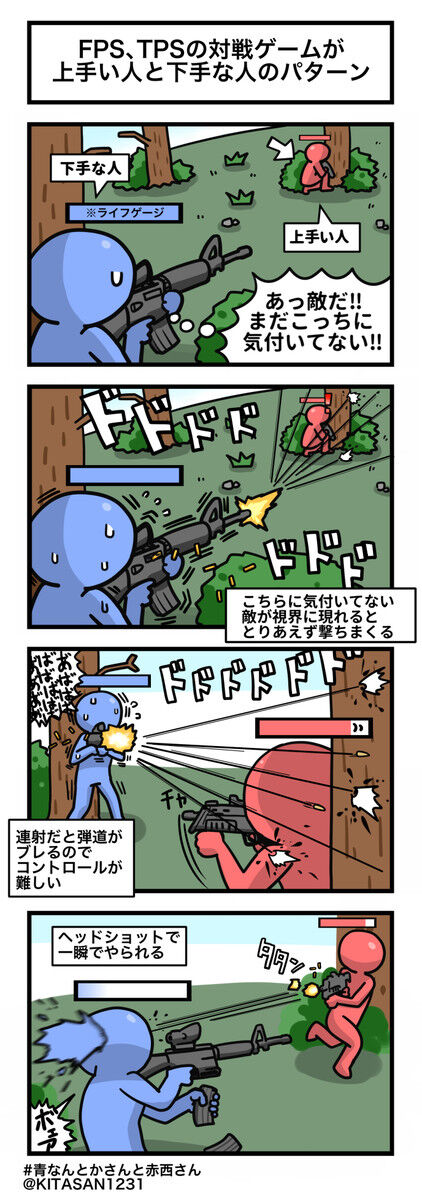 青なんとかさん 05 シューティングゲーム上手い人と下手な人 ねんまつたろうブログ
