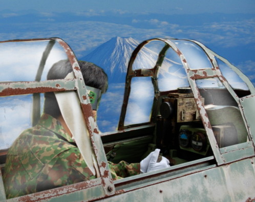 零戦で富士山上空を飛行?