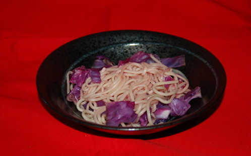 桃色に変色!
