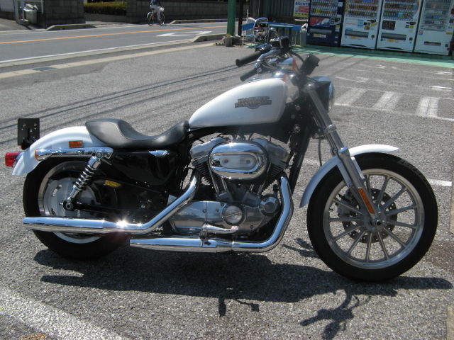 Harley-Davidson タンク ホワイト ストライプ付き　XL883C 2008 Harley-Davidson Sportster® 883 Custom | Motorcycle.com
