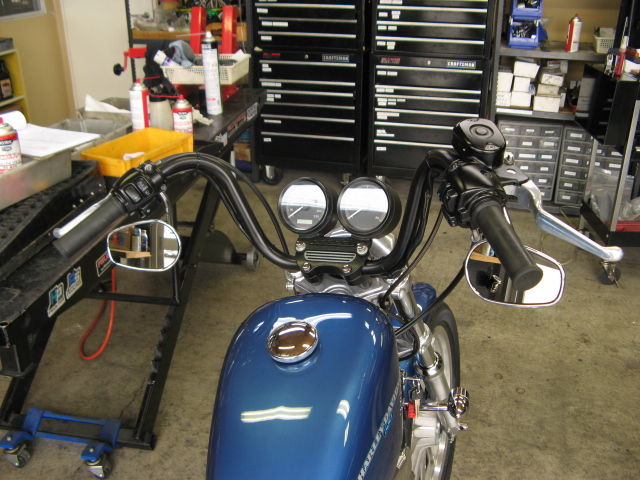 2004年式XL883 スポーツスター883のハンドル交換!! : HarleyDavidson 