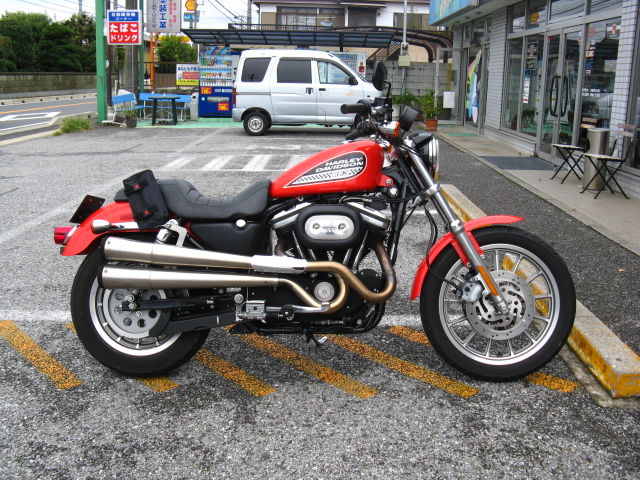 2002年式XL883R ウインカー交換＆スリムレバー他カスタム