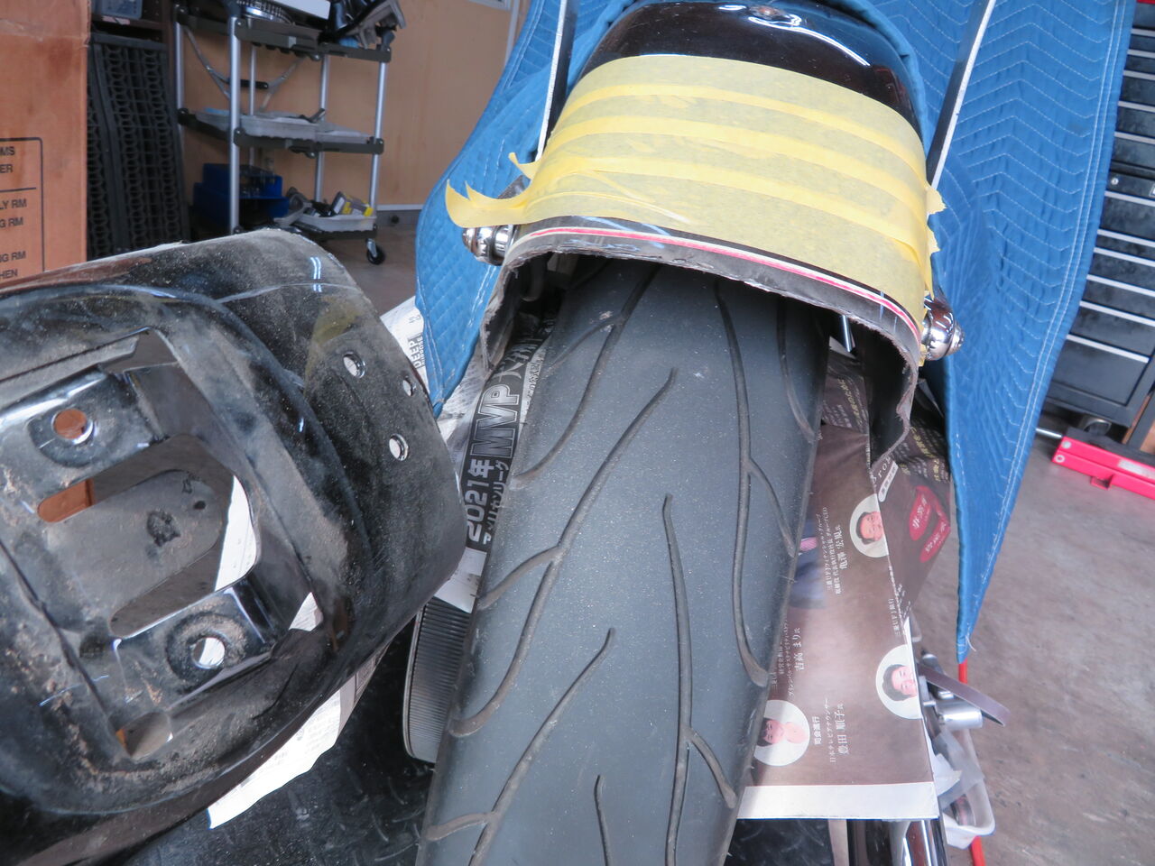 💘斬捨御免💘1995年式FXD純正リアフェンダーカット : HarleyDavidson