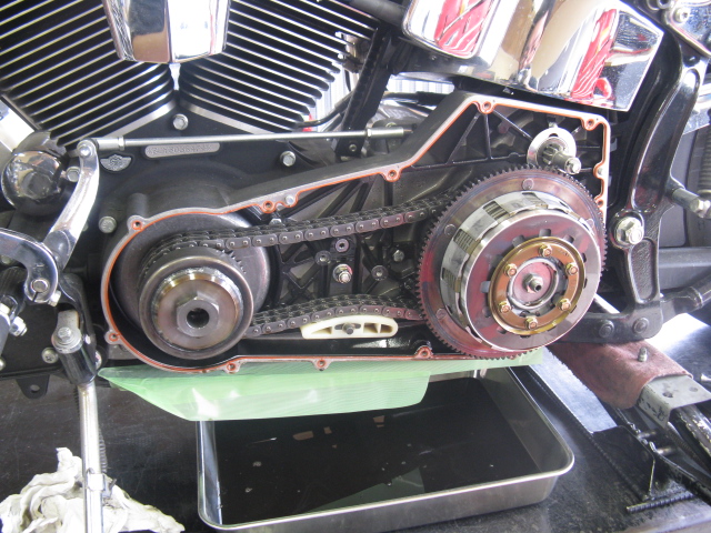 2003年式FXSTS オープンベルトキット取り付け : HarleyDavidson 2003年式FXSTS オープンベルトキット取り付け : HarleyDavidson