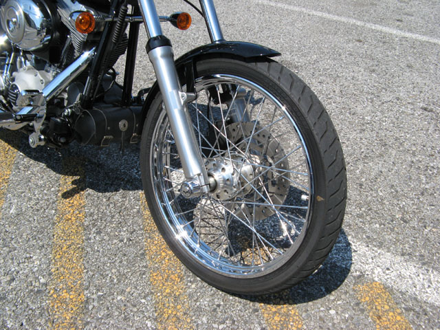 2010年式FXSTC ソフテイル・カスタム ビレットフロントホイール 2010年式FXSTC ソフテイル・カスタム ビレットフロントホイール