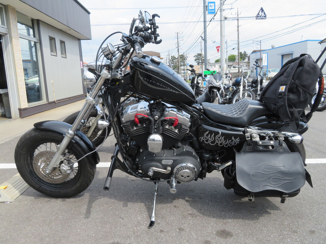 ☆2012年式XL1200CB☆日帰りロングフォーク化OK！☆ : HarleyDavidson 