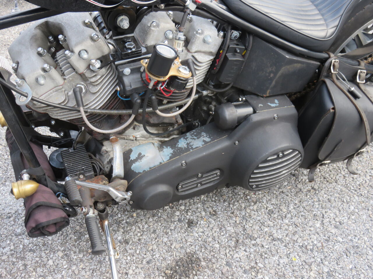 リジッドショベルのオープンベルト化!! : HarleyDavidson リジッドショベルのオープンベルト化!! : HarleyDavidson