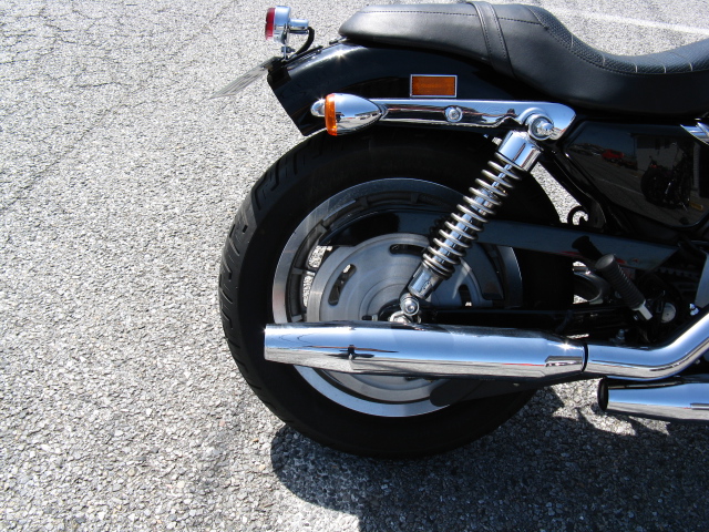 2005年式XL1200R 車検、リアフェンダー加工、テールランプ交換