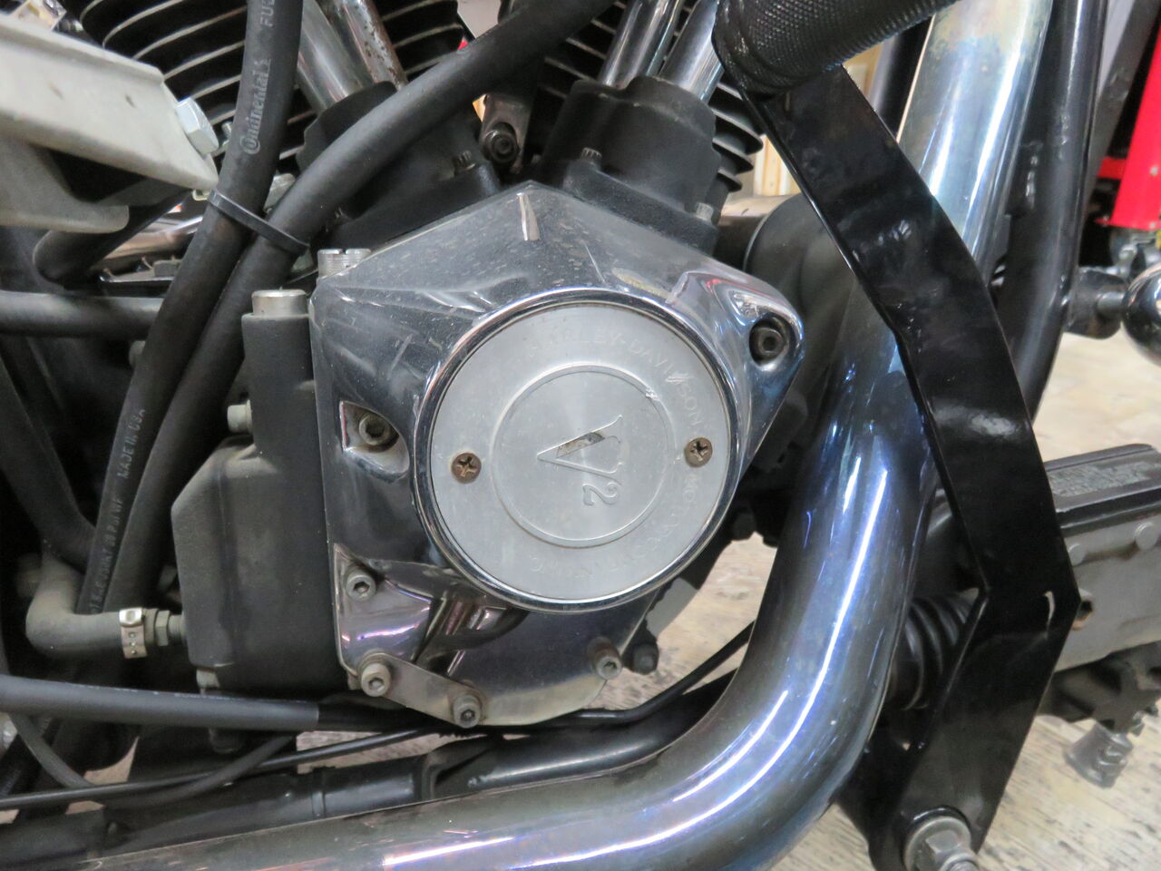 1995年式FLSTC ロッカークラッチ装着で左手シフトチェンジ