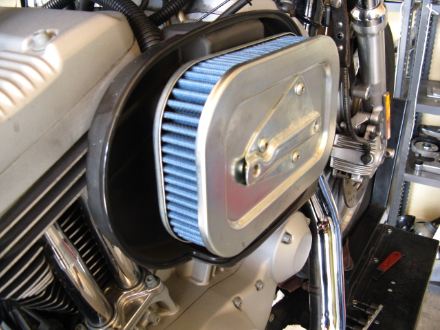 2004年式XL1200R エアクリーナーエレメント、オイル一式交換 ￥14,900