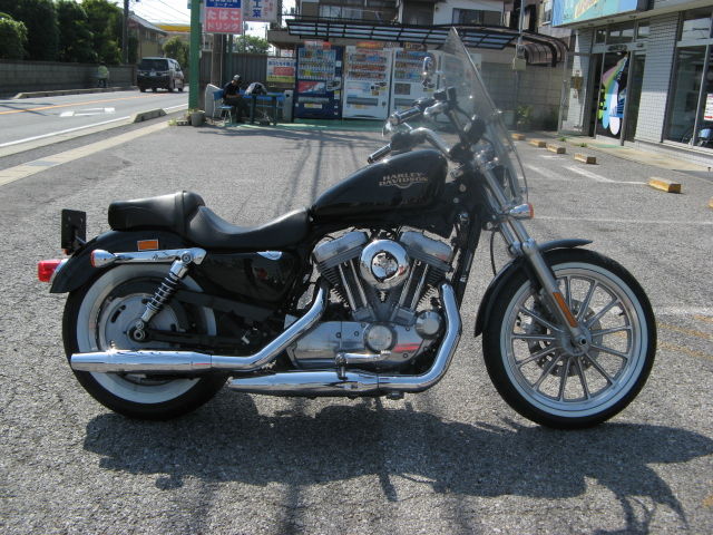 2009年式XL1200L スポーツスター1200ローの前後タイヤ交換