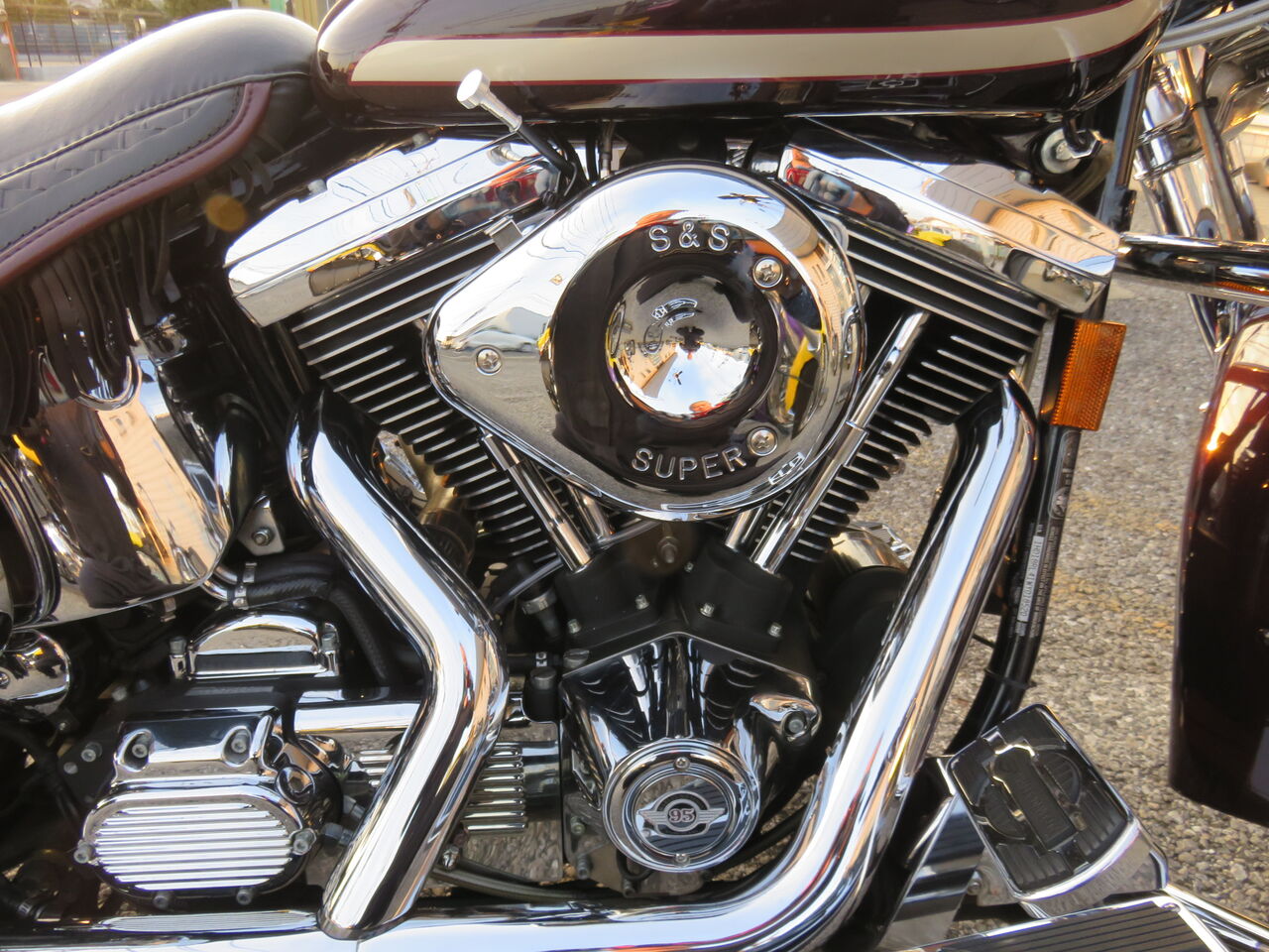 1998年式 FLSTS S&S Eキャブ交換 : HarleyDavidsonパーツ