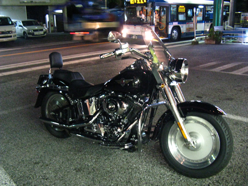 2000年式FLSTFシッシーバー取り付け ￥56,900 : HarleyDavidsonパーツ