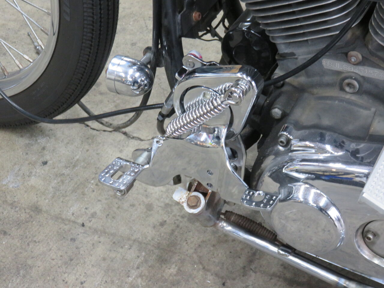 1995年式FLSTC ロッカークラッチ装着で左手シフトチェンジ