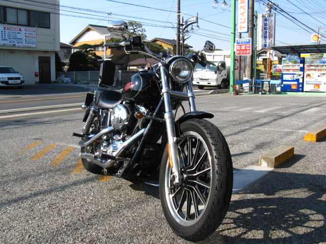 ハーレー スポーツスター FXS ローライダー レプリカハンドル 配線逃げ 