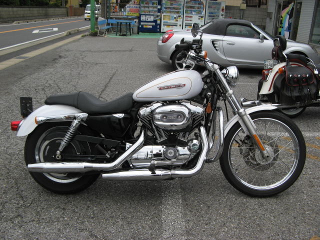 2007年式XL1200C スポーツスター・1200カスタム ハンドル交換