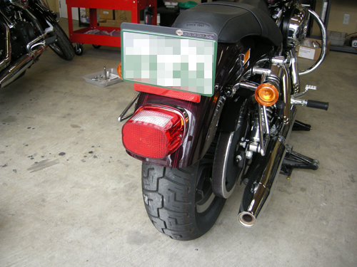 12/25 2007年式XL1200Lテールライト取り付け : HarleyDavidson