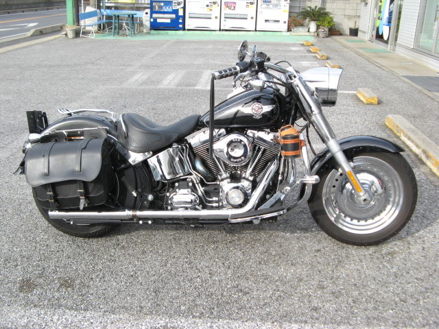 2012年式FLSTF ファットボーイの前後サスをトラックテックに交換 2012年式FLSTF ファットボーイの前後サスをトラックテックに交換
