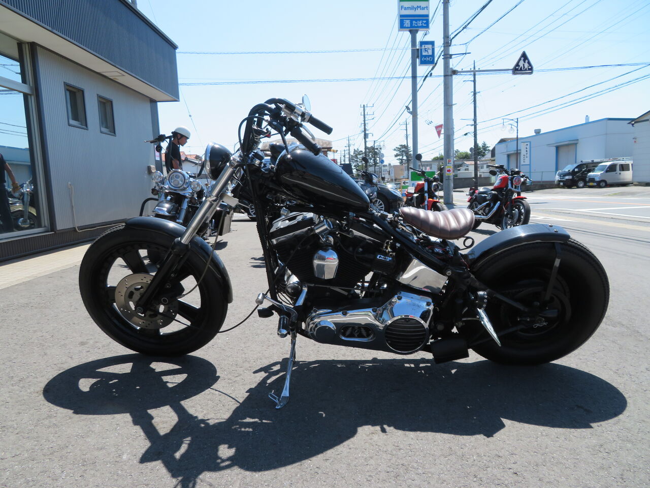 ☆配線をChop！Chop！！chopper！！！☆1993年式FXSTCスイッチ加工