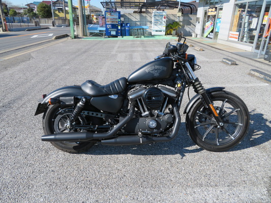 2017年式 XL883N ハンドル交換 : HarleyDavidsonパーツ