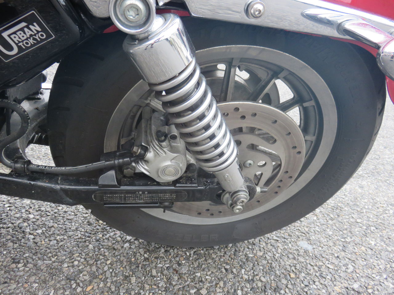 2005年式XL883Lの前後スプリング交換！！ : HarleyDavidsonパーツ 
