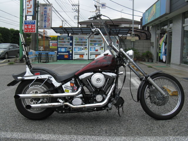 1999年式FXSTC ソフテイルのフロントホイール周りメンテナンス