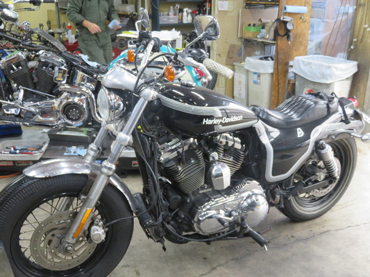 2011年式XL1200C リアタイヤ交換！！！