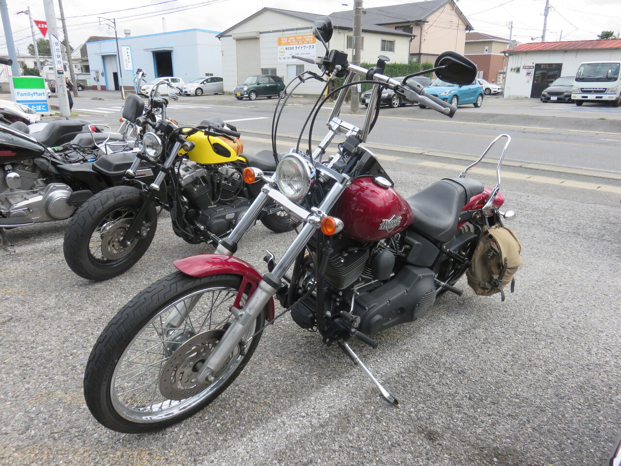 2004年式FXST ハンドル・エアクリ交換！！ : HarleyDavidsonパーツ 