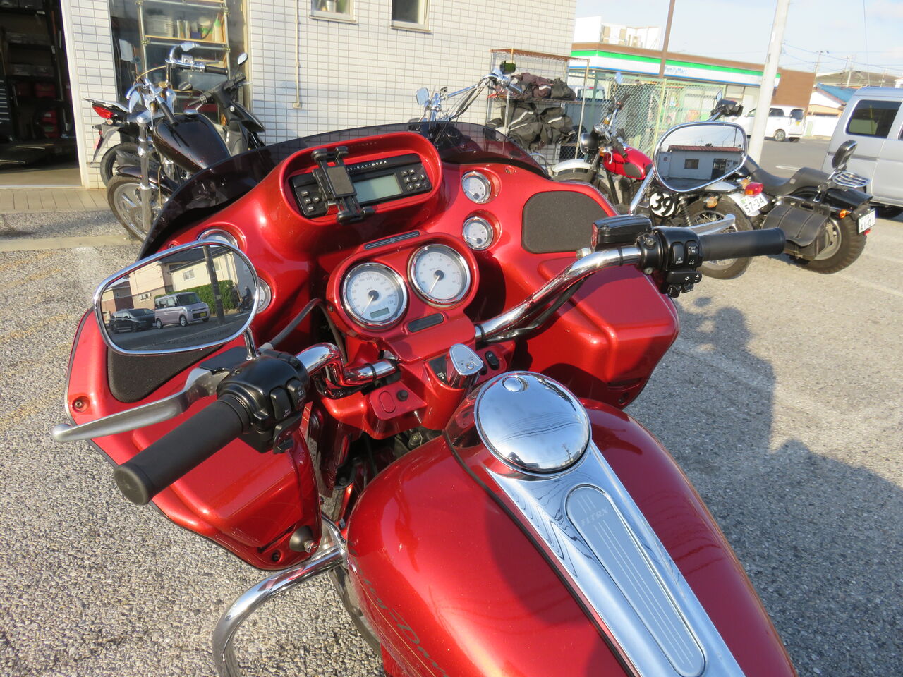 2013年式FLTRX ハンドル交換！！ : HarleyDavidsonパーツ 