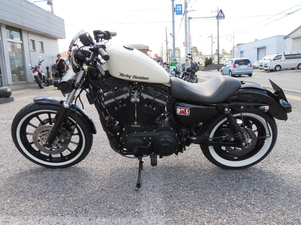 2013年式 XL883R イグニッションコイル移設&配線処理 : HarleyDavidson 