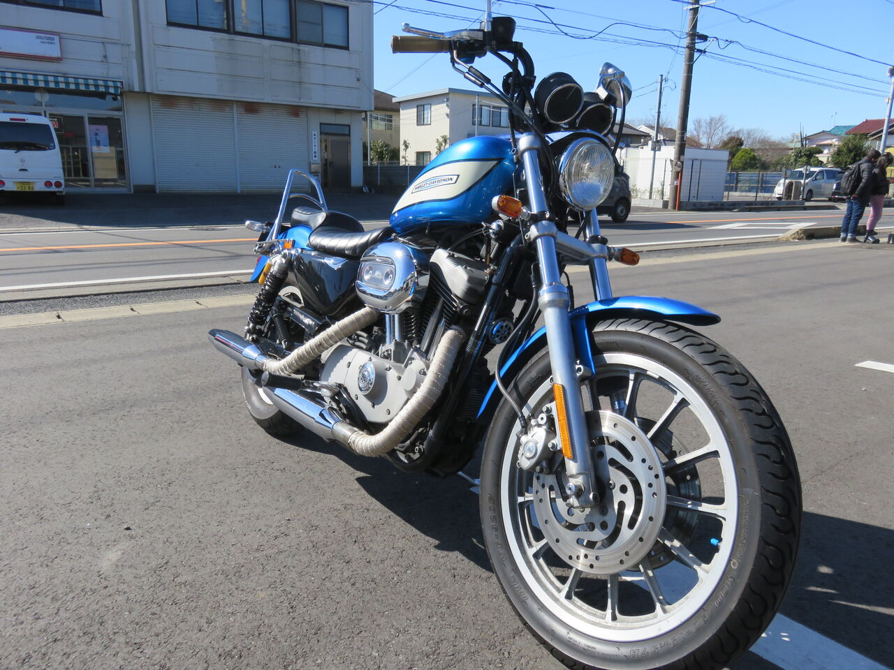 2004年式XL1200R 4inラウンドエアクリーナー取り付け