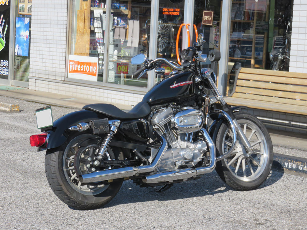 2007年式XL883L スポーツスターのリアプーリー交換 2007年式XL883L スポーツスターのリアプーリー交換