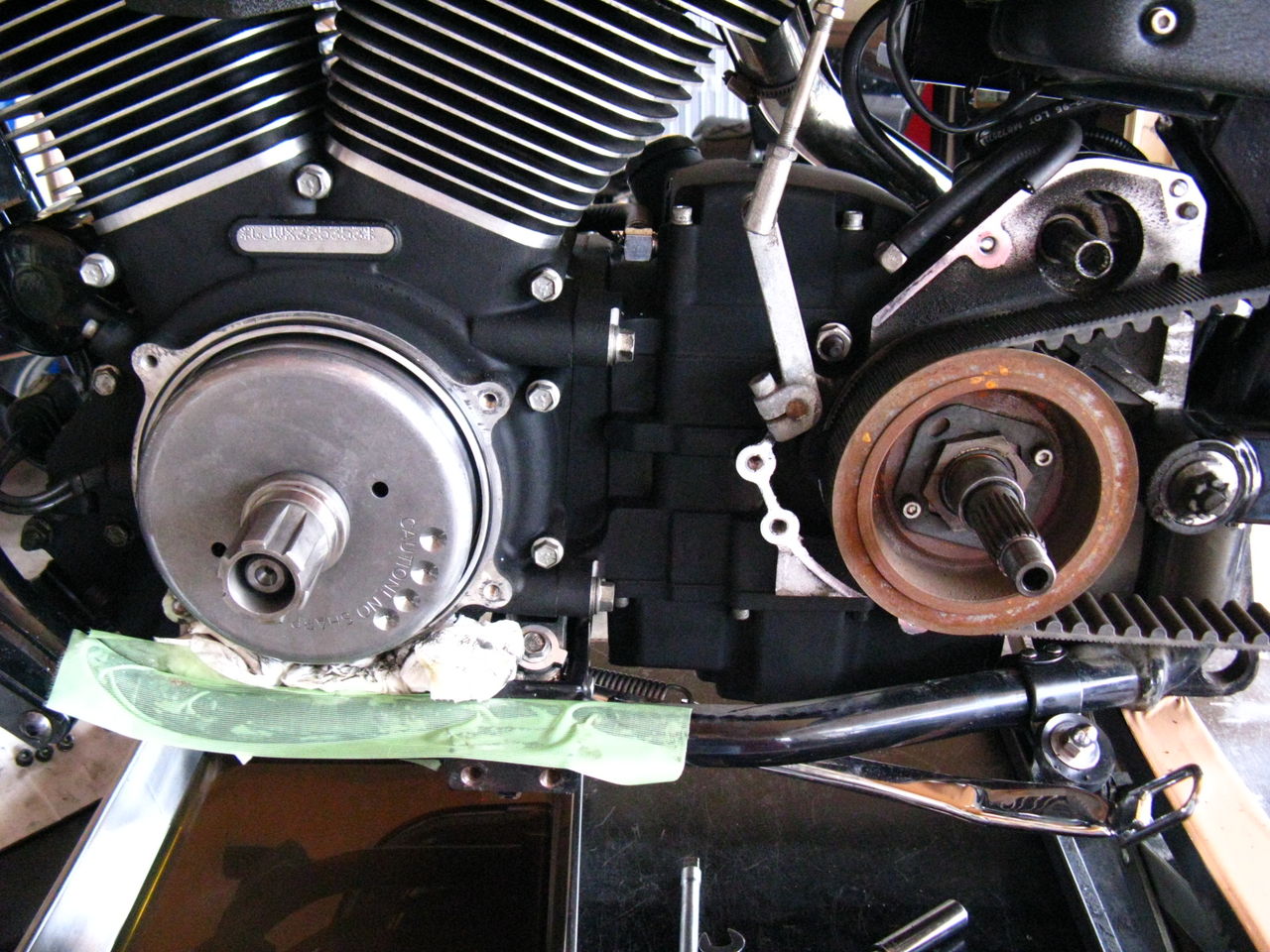 1999年式FXDX カスタム第2弾!! 「チェーン化編」 : HarleyDavidson 