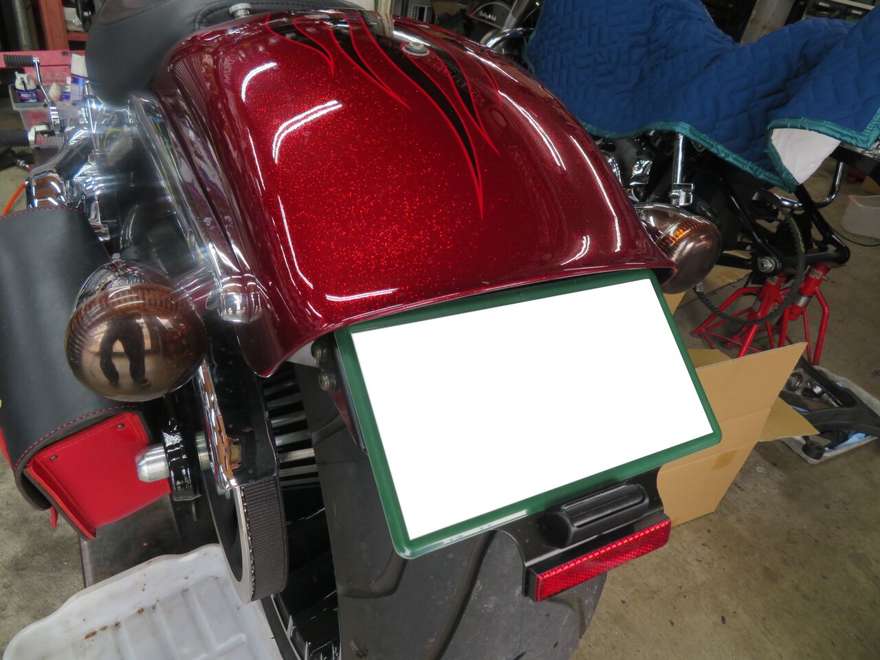 2017年式FXSB サイドナンバー取付け！！ : HarleyDavidsonパーツ 