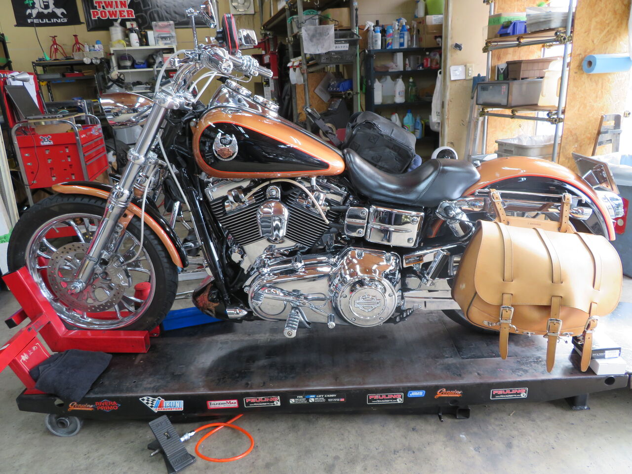 【希望値段受付中‼️】FXDL2011からハーレーバイクシート ブラウン レザー 希望値段受付中‼️】FXDL2011からハーレーバイクシート ブラウン