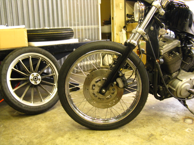 Tomoyuki  Shimada 　XL1200X 48 ホイール前後 商品詳細 【XL1200X用FホイールKIT 18×2.15インチ】 « 部品屋K&W