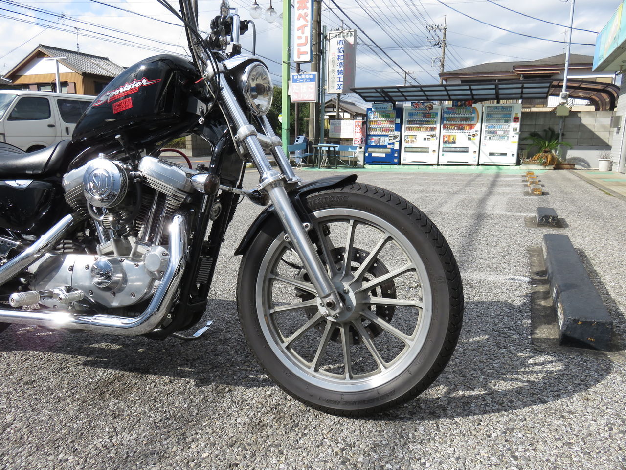 2006年式XL883 ホイール交換！！ : HarleyDavidsonパーツ