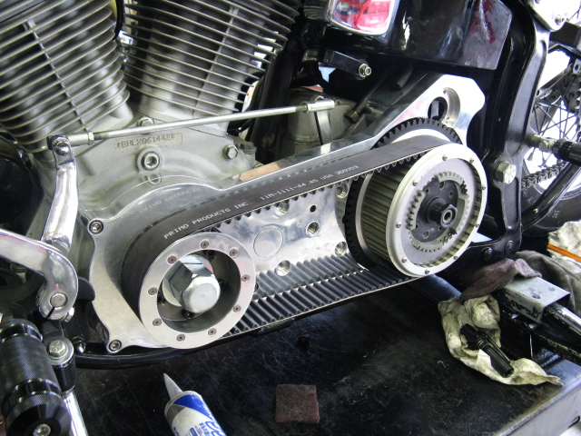 1999年式FXST オープンプライマリー取り付け ￥Priceless