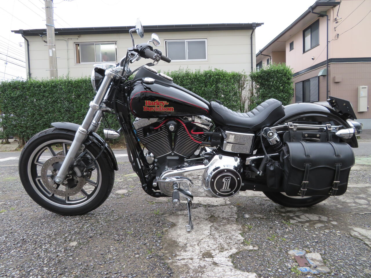 2015年式 FXDL アウターチューブ塗装＆フォークスプリング