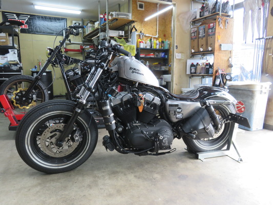 ☆2014年式XL1200X☆48だってロングフォーク