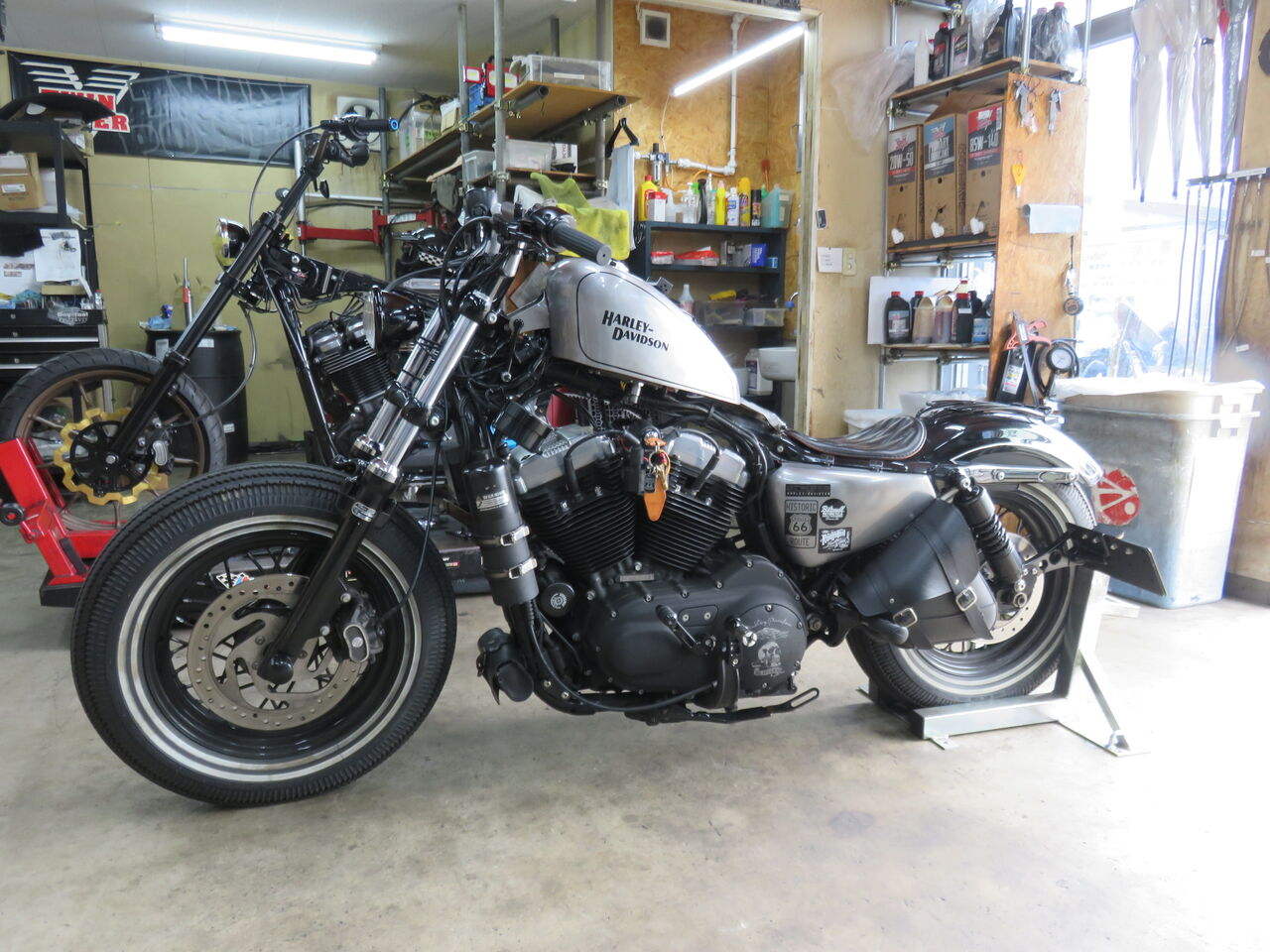 ☆2014年式XL1200X☆48だってロングフォーク ☆2014年式XL1200X☆48だってロングフォーク