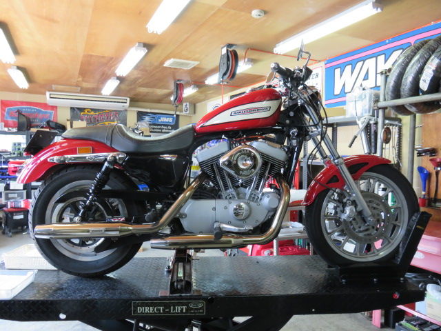 2004年式XL1200Rの前後ホイール交換！SUNDANCE ENKEI WHEEL