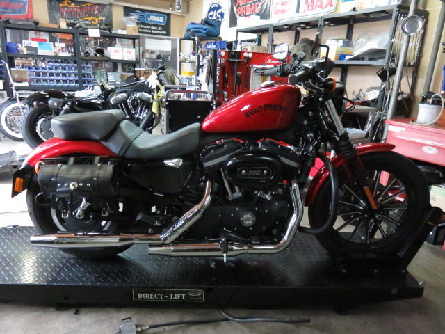 2012年式XL883Nのハンドル交換（Zバーハンドル） : HarleyDavidson 