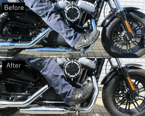 2014年～XL1200Xユーザー必見！リデュースリーチキット販売開始