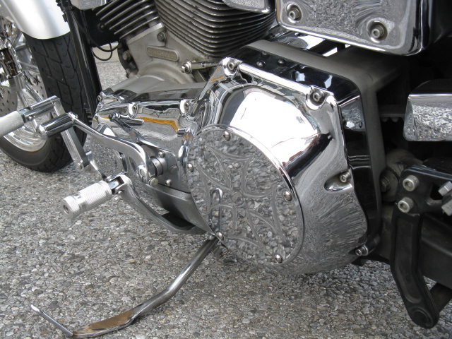 2001年式FXD BDL製3インチオープンプライマリー加工・取り付け
