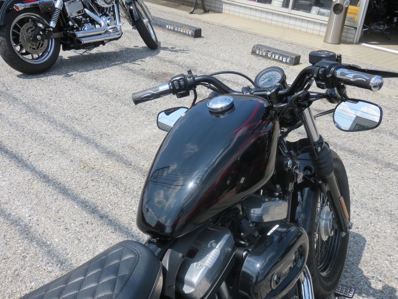 2012年式XL1200Xのタンク交換＆ペイント : HarleyDavidsonパーツ