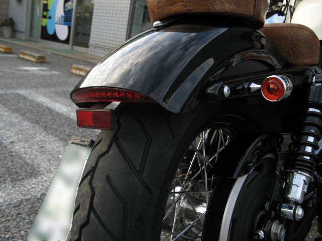 2014年式XL1200X フォーティエイトの前後ウインカー＆テール交換