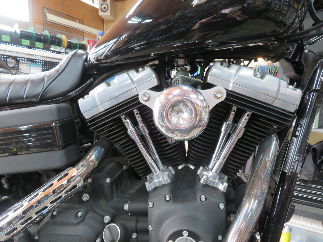 2012年式FXDB 4inエアクリーナーに交換！！！ : HarleyDavidson
