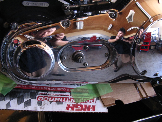 2002年式FXDL プライマリーカバーガスケット交換の巻